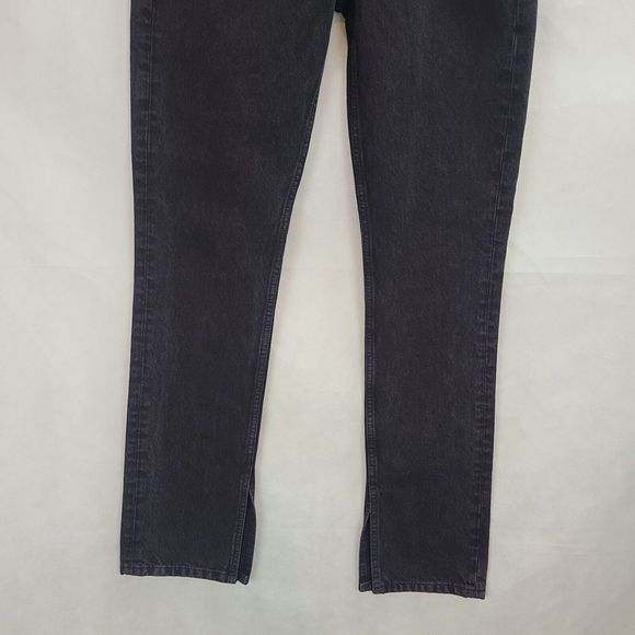 NWT RE/DONE 70s Low Rise Skinny Boot in Washed Black Jeans Women's (26)--$295 - Picture 4 of 11